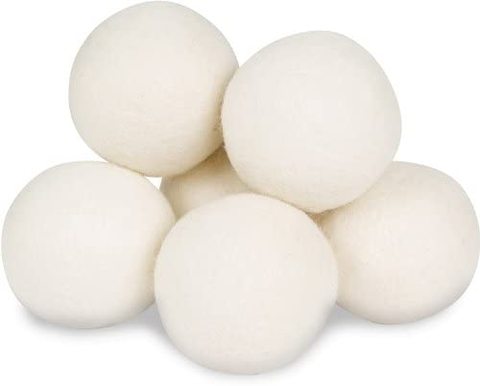 Eco-Friendly XL Wool Dryer Balls Cotton Bag Wholesale Laundry Wool Dryer Balls for Household Washing Wool Dryer Balls
