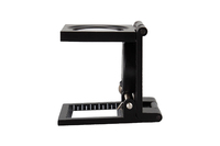 2LED Lights 8X Metal Scale Fordable Linen Tester and Printer Magnifier