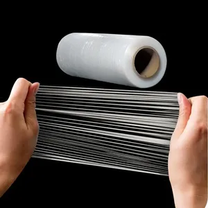 Clear Stretch Film Wrapping Film Packing Film Lldpe <b>Shrink</b> Wrap <b>Plastic</b> Wrap Roll Polyethylene Package Carton Transparent - Product Image 4