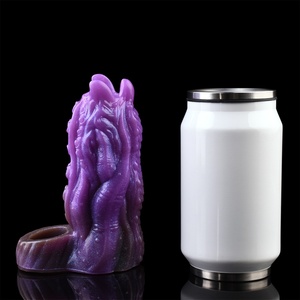 SHAZ-3002 Nuevo Extensor de Pene con Funda para Agrandar el Grosor, Diseño Animal de Fantasía, Juguete Extensor de Pene con Efecto de Eyaculación - Product Image 2
