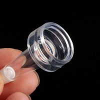 Meilleur prix, faible MOQ, tube compte-gouttes en PVC transparent de 13 mm et 20 mm, bouchon trompette, tête de corne pour flacon de pénicilline