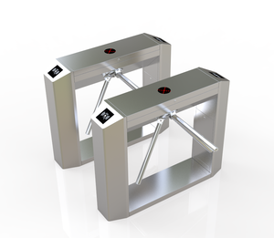 304 Stainless Steel Turnstile 2D Barcode Qr Code <strong>Rfid</strong> <strong>Reader</strong> Entrance Bridge Tripod Turnstile Mechanism - Product Image 1
