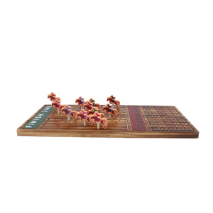 Juegos de mesa de Carreras de Caballos de madera carbonizada, juguetes de caballos de madera, juegos de mesa de carreras para adultos, adolescentes, niños, juegos de fiesta divertidos de Noche Familiar - Product Image 2