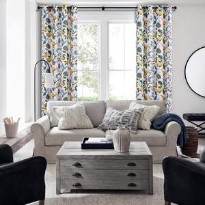 Cortinas de Casa Cortinas de cocina Coquette Vintage Fancy Colibrí Estampado Sublimación Cortinas florales - Product Image 4