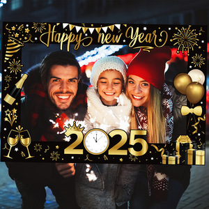 Ychon mới nhất <span class=keywords><strong>2025</strong></span> Bộ dụng cụ ảnh chúc mừng năm mới Champagne vàng khung ảnh cho năm mới Eve Nguồn cung cấp bên Kỳ nghỉ vui phụ kiện - Product Image 5