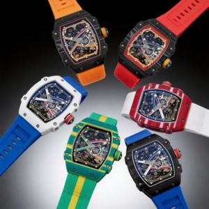 Reloj Mecánico Automático para Hombre RM de Alta Calidad 67-02, Correa de Goma, Cierre Oculto, Caja de Titanio, Esfera Luminosa, Correa de 20 mm - Product Image 2