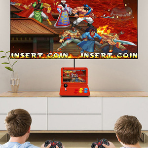 Console de jeux rétro HD <span class=keywords><strong>A13</strong></span> 10.1 pouces Flip Handheld Game Player avec manette pliable 4000mAh Video Gamepad <span class=keywords><strong>32G</strong></span> Arcade - Product Image 5