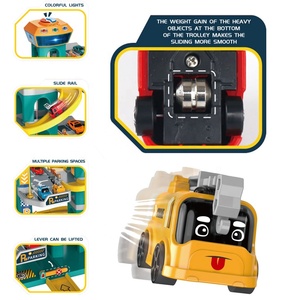 Jouets de stationnement ensembles de blocs de construction de sécurité multicouches avec voitures à Friction * 6 pièces pour enfants garçons et filles jouets - Product Image 3