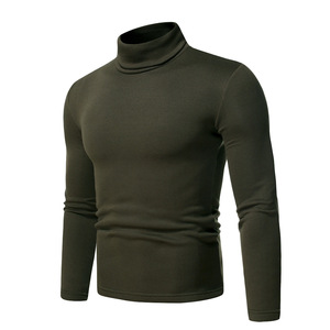 Suéter Masculino PASUXI 2026 de Gola Alta Térmico em Tricô Macio com Forro Sólido - Product Image 5