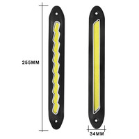 Luz LED DRL COB para Auto, Luz Diurna Blanca, Impermeable, Flexible, de Silicona, Lámpara COB para Auto, Accesorios Exteriores