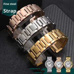 Correa <span class=keywords><strong>de</strong></span> Reloj Bleu <span class=keywords><strong>de</strong></span> Lujo <span class=keywords><strong>de</strong></span> 22 mm, Transpirable, <span class=keywords><strong>de</strong></span> Acero Inoxidable 304 para Hombre y <span class=keywords><strong>Mujer</strong></span>, Compatible con iWatch - Product Image 2