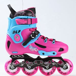 Patins à roulettes professionnels réglables à coque rigide avec paillettes pour enfants, 4 roues avec roulettes lumineuses - Product Image 5