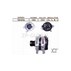 Bon <span class=keywords><strong>prix</strong></span> Alternative-car-parts Auto Alternator 2706075460 pour Toyota Hiace 2.7L - Product Image 4