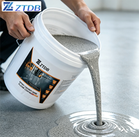 Peinture époxy autolissante pour sols, imperméable et résistante aux rayures, pour appartements, cours et hôtels