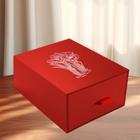 Boîte d'emballage cadeau design vide tiroir coulissant décoratif Spice Safran safran