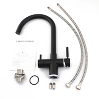 4 en 1 Triple robinet pour robinet d'eau chaude froide filtrée pétillante rubinetti 4 vie