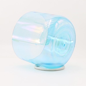 Ciotola Sonora in Cristallo Trasparente Blu, Ciotola Musicale per Percussioni, Yoga, Decompressione, Terapia, Confezione Professionale Jinzhou - Product Image 4