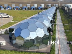 เต็นท์โดมผนังกระจกสองชั้นหรูหรากันลมพร้อมแผงไม้ - Product Image 6