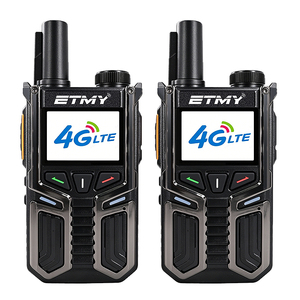 Walkie Talkie 4G LTE POC de Largo Alcance (5000KM) con GPS, Radio Inteligente ET-C9, Tarjeta SIM, USB Tipo C, Juego de 2 Unidades - Product Image 1