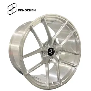 Pengzhen Promotion CNC Aluminium 6061 16 17 18 19 20 Zoll 5 Loch Bürsten prozess Geschmiedete Auto legierung Felge für Luxus auto