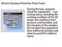 Lampe flash Cleveland de haute qualité de vente d'usine et appareil de point de combustion