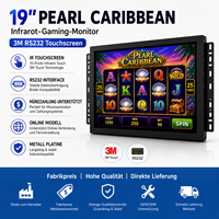 Monitor para Juegos Infrarrojos Pearl Caribbean de 19 Pulgadas, 4:3, 3M RS232, Pantalla Táctil, Acabado Platino, Modelo en Línea, Precio de Fábrica, 1 Año de Garantía