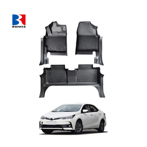 Tapis de sol de voiture 5D en caoutchouc TPE écologique, imperméable et antidérapant, sur mesure en gros, 3 pièces pour Toyota Corolla 2014-2018 - Product Image 5
