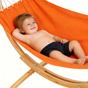 Produits de couchage portables pour bébés lit balançoire pour porter des bébés <span class=keywords><strong>hamac</strong></span> en bois pour bébé avec support - Product Image 4