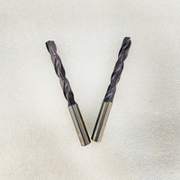 Forets en carbure de tungstène de qualité supérieure CNC machines-outils 3XD 5xD HRC55 diamant Extra/courte longueur refroidissement interne pour l'acier