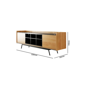NOVA <span class=keywords><strong>Meuble</strong></span> <span class=keywords><strong>TV</strong></span> moderne nordique en chêne massif <span class=keywords><strong>et</strong></span> centre de divertissement Maison Salon Meubles en bois avec <span class=keywords><strong>meuble</strong></span> <span class=keywords><strong>TV</strong></span> moderne - Product Image 4