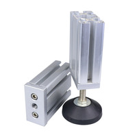 Plaque de connexion extérieure 3 trous 5 trous en forme de T Plaques d'assemblage Support d'angle Connecteur d'angle Plaque de base en aluminium pour profilé en aluminium