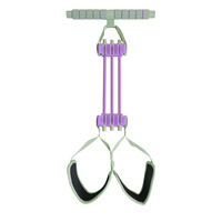 Entrenador Abdominal, Expansor de Cuerpo Completo para Fisicoculturismo, Banda de Resistencia con Pedales para el Hogar, Cuerda de Ejercicio con Asas, Equipo de Asistencia para Abdominales