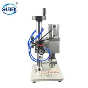 Pneumatic Xilin Bottle Capping Machine, Oral Liquid Aluminum Capping Machine, Vial Sealing Machine Perfume Capper