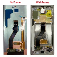 Note 10 Plus écran OLED OEM avec cadre pour Samsung Galaxy Note 10 Plus écran LCD AMOLED OLED LCD remplacement de l'écran tactile