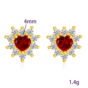 9 boucles d'oreilles tendance en argent sterling 925, forme goutte d'eau, pierre naturelle ronde de 4 mm, bijoux minimalistes pour femmes - Product Image 6