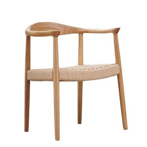 Rắn tro gỗ Hans Wegner Chủ Tịch ghế cho khách sạn bện dây ghế ăn uống ghế cho nhà hàng - Product Image 2