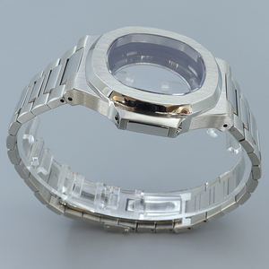 Boîtier de montre de luxe carré 40 mm en acier pour plongeur, verre saphir, 20 ATM, pour mouvements NH35 NH36 NH38, style <span class=keywords><strong>NAUTILUS</strong></span>, pièces de montre - Product Image 3