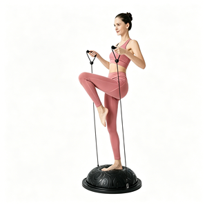 Ballon d'<span class=keywords><strong>équilibre</strong></span> demi-sphère de yoga premium anti-éclatement pour massage des pieds, entraînement de Pilates, équipement de fitness à domicile - Product Image 5
