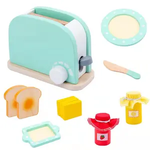 Küche Mini Brot Maschine Set Spielzeug Schneiden Spielzeug Küche Toaster Kochs pielzeug für Jungen und Mädchen