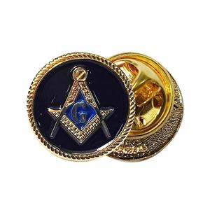 China OEM Schwarze Freimaurer-Anstecknadeln Gestalten Sie Ihre Eigene Freimaurerische Anstecknadel - Product Image 4