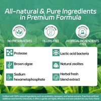 Poudre d'algues pour chiens et chats OEM, absorption rapide, soutien immunitaire, santé de la peau et du pelage