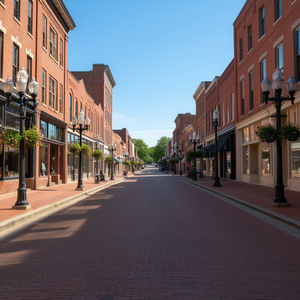 T-shirt Allentown Pennsylvania nera dal design vintage, taglia unisex per adulti - Product Image 3