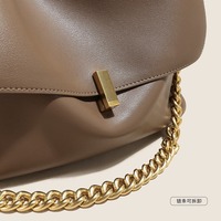 Nouveau sac à bandoulière en cuir haut de gamme avec chaîne pour femmes, sacs de créateurs, Carteras Para Mujer
