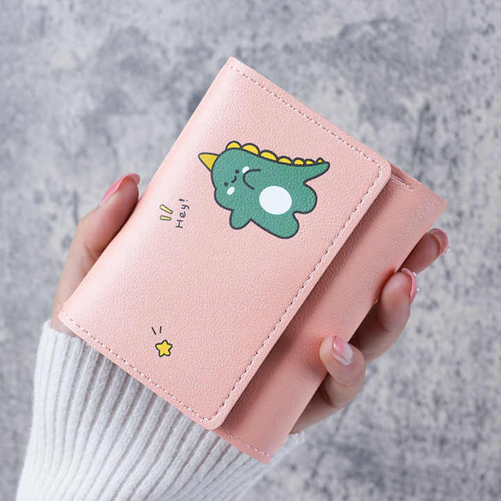 Alibaba Cute Cheap Wallets Small Wallet Women Tri-fold Short Cute Simple  Student Wallets