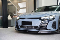 Pour Audi ETron GT : Kit Carrosserie Style FD - Lame Avant, Jupes Latérales, Diffuseur et Spoiler en Fibre de Carbone pour Amélioration ETron GT