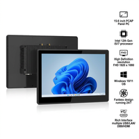 Mobixtech PPC15 Panel PC Industrial Resistente IP65 Montaje en Pared Sin Ventilador Intel I5/I7 16GB RAM 128GB Almacenamiento WiFi 6 En Stock