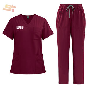 Divisa Ospedaliera in Cotone e Poliestere Sike, Set Medico Infermieristico con Maglia a Maniche Corte e Pantaloni - Product Image 5