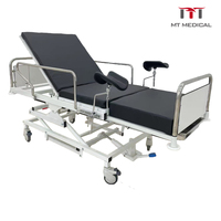Table d'opération gynécologique et obstétricale multifonctionnelle manuelle hydraulique pour hôpital