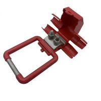 JDL-50-240 Pince de mise à la terre isolée en alliage d'aluminium, anneaux de mise à la terre, connecteur de mise à la terre par perforation IPC, raccords électriques 10 kV