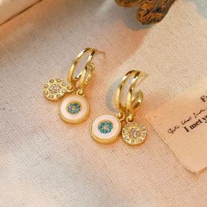 Pendientes de Plata S925 con Aguja de Plata, Estilo Retro Francés de Lujo, con Circonitas Delicadas, Joyería de Acero Inoxidable con Efecto de Sonido de Explosión al Moverse - Product Image 5